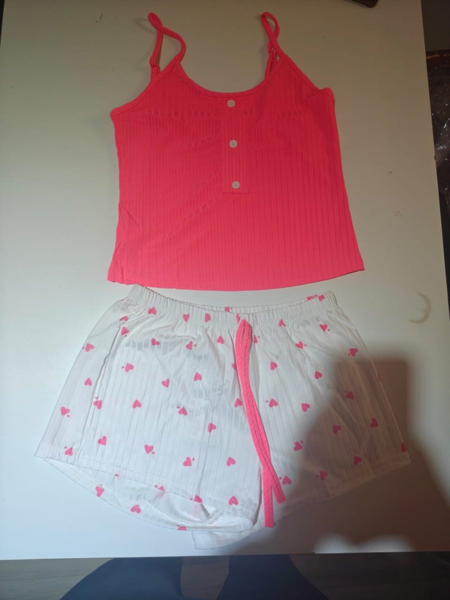 Pyjama Ensemble Short Cœur