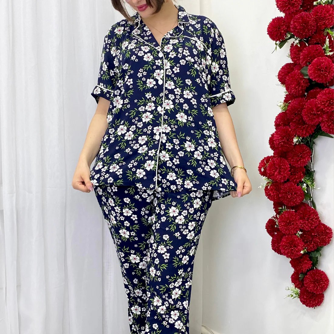 Pyjama Floral Kiwi