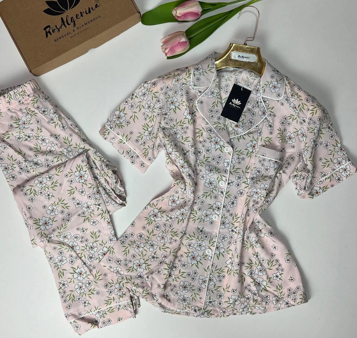 Pyjama Floral Rose