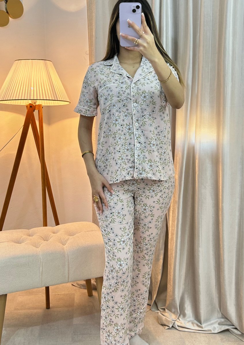 Pyjama Floral Rose